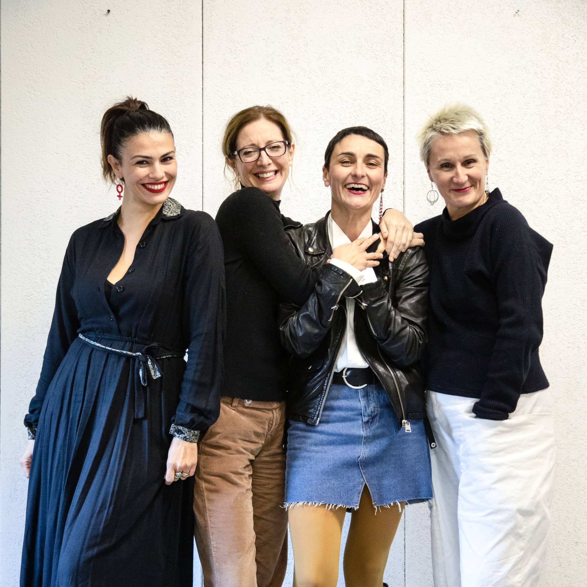 Le autrici Antonella Questa, Valentina Melis e
                        Teresa Cinque